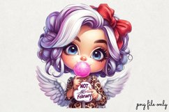 Cupid Anti Valentines Day Clipart PNG Product Image 1