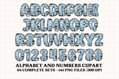 Father’s Day Alphabet clipart, father’s day letters doodle Product Image 3