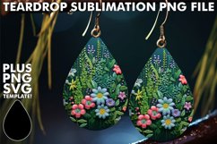 Floral Twist Teardrop Earring Patterns Product Image 1