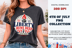 Liberty Runs Deep 1776 PNG | America 250 DTF Product Image 9