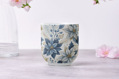 Elegant Winter Holiday Pattern Set, Cozy Snowflake Product Image 7