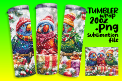 DYNAMIC 20oz Tumbler Artwork , Cute Xmas Product Image 1