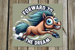 Funny horse | 4 skinny tumbler Sublimation designs, PL2 Product Image 5
