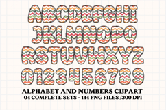 Spring Fling Alphabet png, letters doodle, spring clipart Product Image 3
