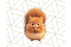 Chunky Kawaii Woodland Critters PNG Clipart, Cute Animals Product Image 5