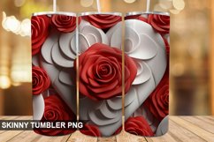 Valentine's Day Tumbler Design | Sublimation Wrap 20 Oz Product Image 1