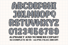 Fall Autumn Alphabet png clipart, fall autumn letters doodle Product Image 3