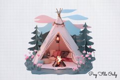 Watercolor Boho Caravan Clipart PNG Product Image 1