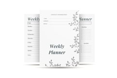 Weekly Planner - KDP Interior Product Image 3