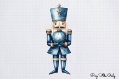 Blue-Christmas-Clipart-Sublimation Clipart Bundle PNG Product Image 10