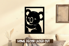Baby Animal Wall Art SVG for Nursery Room Decor Laser Cut Product Image 1