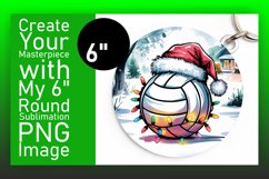 Whimsical Circle Design Keychain Template , Holiday Product Image 1