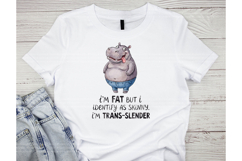 Funny Trans-Slender Fat Animal PNG Bundle Product Image 8