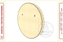 Wine Shelf v1 - laser cutting file - Glowforge ready SVG Product Image 9