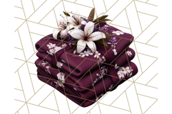 Floral Sewing Clipart PNG Vintage Sewing Elements Needlework Product Image 5