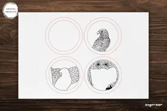 Patriotic Eagle Door Sign Laser Cut | 4th of July | SVG Product Image 3
