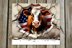 Cow & wall | 8 skinny tumbler Sublimation designs PL Product Image 5