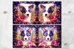 Dogs &amp; Fantasy Flowers | Mug Sublimation design bundle, JPG Product Image 9