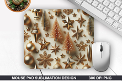 Christmas Mouse Pad Sublimation, Christmas Mouse Pad PNG Product Image 1