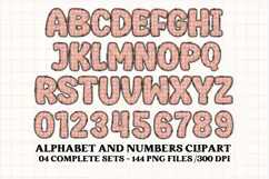 Cottagecore Alphabet png clipart, Floral letters doodle Product Image 3