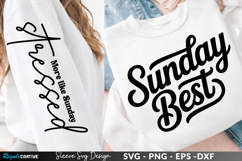 Sunday Best Faith sleeve svg design, sunday best svg, sunday Product Image 1