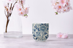 Blue Chinoiserie Toile De Jouy Digital Paper, Vintage French Product Image 9