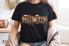 Howdy PNG, Western Cowboy Sublimation Design Product Image 8