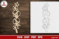 Floral Bookmarks SVG Bundle | Laser Cut File Product Image 7