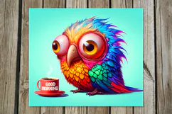 Good morning | 4 skinny tumbler Sublimation designs PL2, PNG Product Image 5
