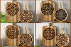 Bundle of over 100 cutting board designs, Laser SVG files Product Image 9