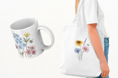 Summer Meadow Flowers Clipart Product Image 3