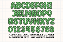 Christmas Alphabet png clipart, christmas letters doodle Product Image 3