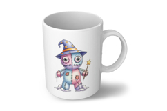 Wizard Hat Stitched Doll Magic Wand Voodoo PNG Halloween Product Image 6