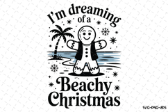 I&#039;m dreaming of a Beachy Christmas Svg | Christmas Svg | Svg Product Image 1