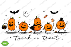 Trending Halloween PNG, Spooky Season PNG, Cute Pumpkin PNG Product Image 6