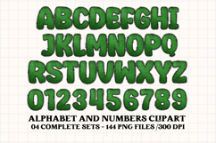 Christmas Alphabet png clipart, christmas letters doodle Product Image 3