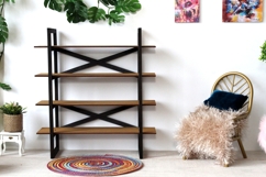 Miniature modern bookcase digital file template, 1:6 scale Product Image 8