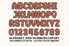 Valentine Alphabet Clip Art, valentines day letters doodle Product Image 3