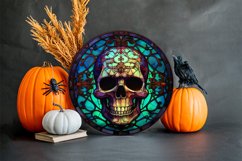 Stained Glass Sublimation Designs | Wind Spinner PNG Product Image 9