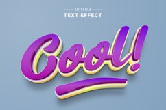 Editable Text Effect for Illustrator. Vector Graphic styles Product Image 1