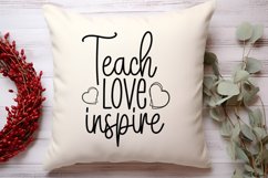 teach love inspire SVG Product Image 3