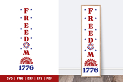 USA 1776 | 4th Of July Porch Sign SVG | Patriotic SVG Product Image 1