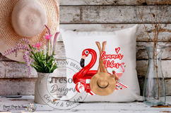 Summer Vibes red Flamingo Pool Party PNG Beach Clipart Product Image 10