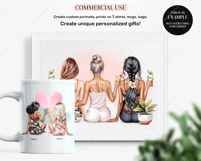 Spa Besties Clipart Portrait Creator Product Image 6