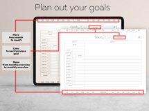 Dated Digital Planner 2021 2022 for iPad Calendar Lists Goal Product Image 5