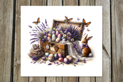 Easter rabbit | 4 Skinny tumbler Sublimation designs PL2 Product Image 5