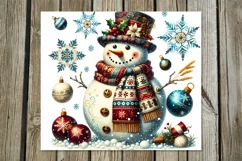 Vintage Christmas | 4 xmas Sublimation Tumbler Designs2 Product Image 5