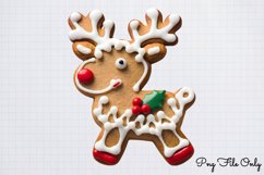 Gingerbread Cookie Christmas Sublimation Clipart Bundle PNG Product Image 12