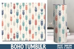 Boho Digital Papers Tumbler Wrap Product Image 1