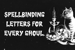 Haunted Palace is a Halloween font Product Image 9
